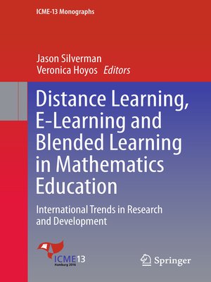 cover image of Distance Learning, E-Learning and Blended Learning in Mathematics Education